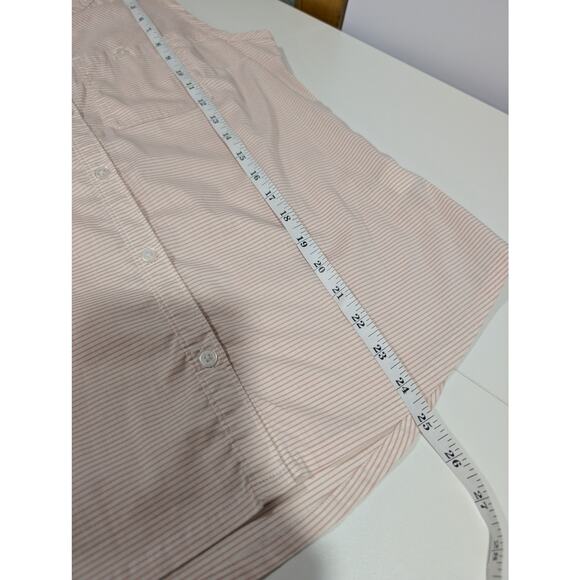 Toad&Co top womens Medium Pink Striped Panoramic Tank Outdoor - Picture 11 of 12